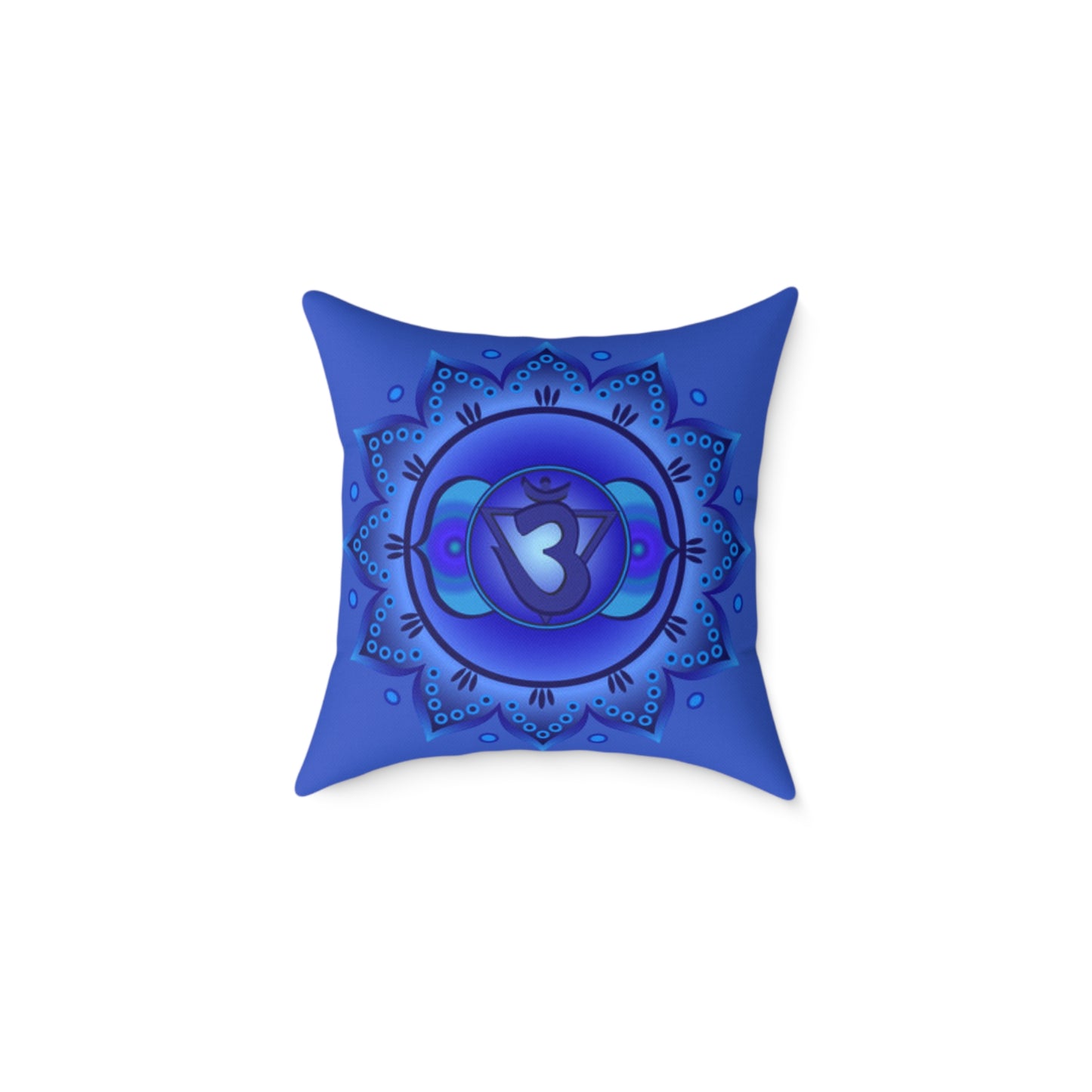 Third Eye Chakra Throw Pillow – “I Trust My Inner Knowing” | 18x18- Full Color