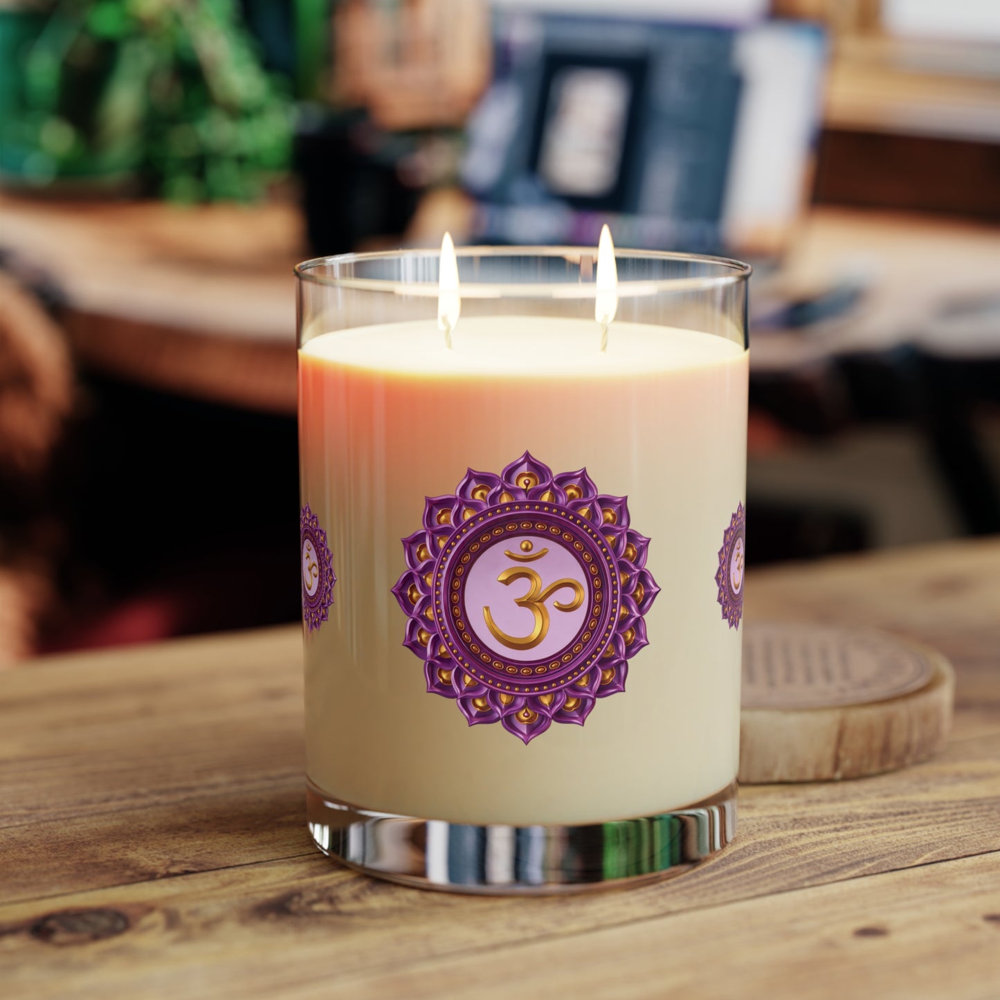 Crown Chakra Ritual Candle – 11oz. Connect to Divine Wisdom & Higher Self