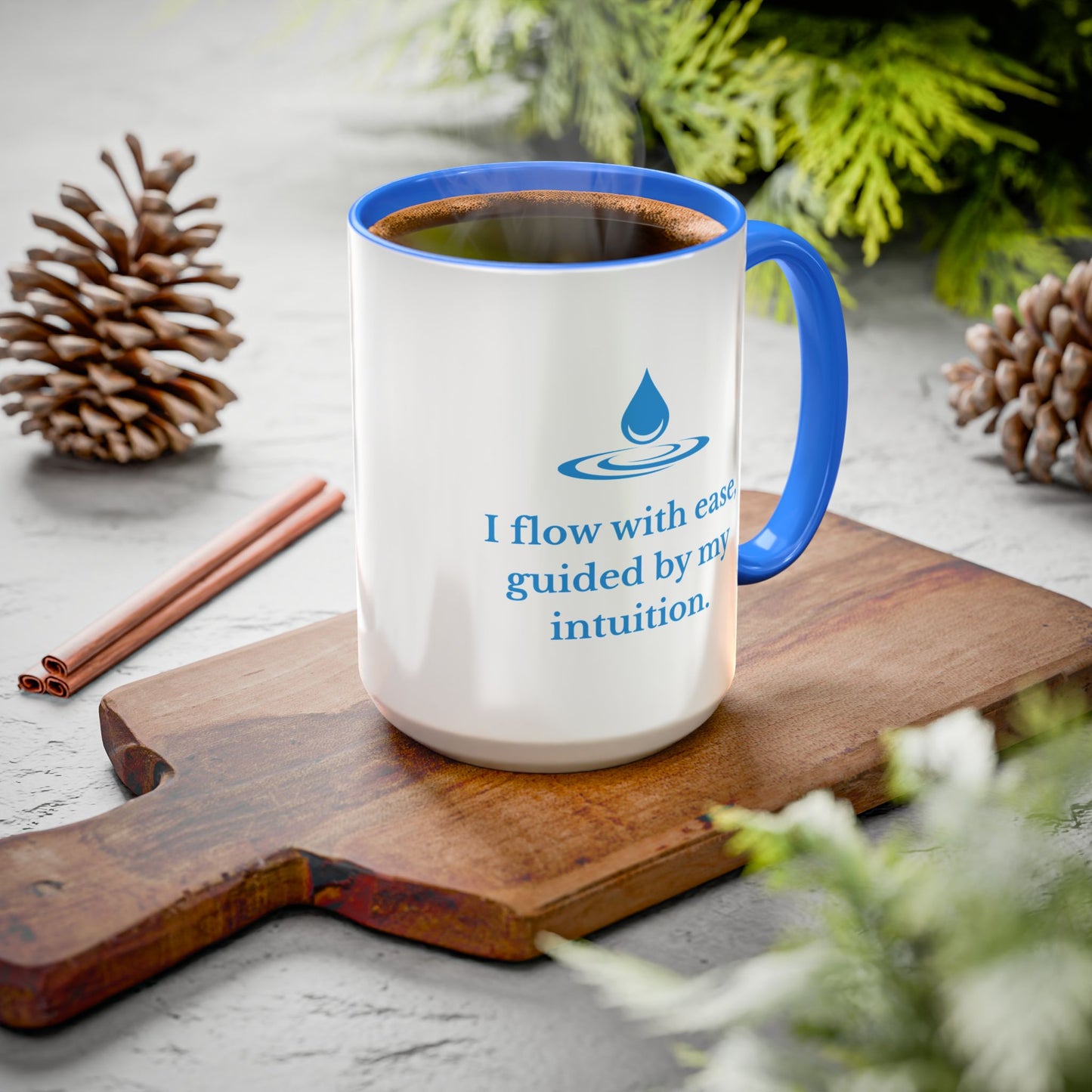 Water Element Affirmation Mug – Calm & Intuition