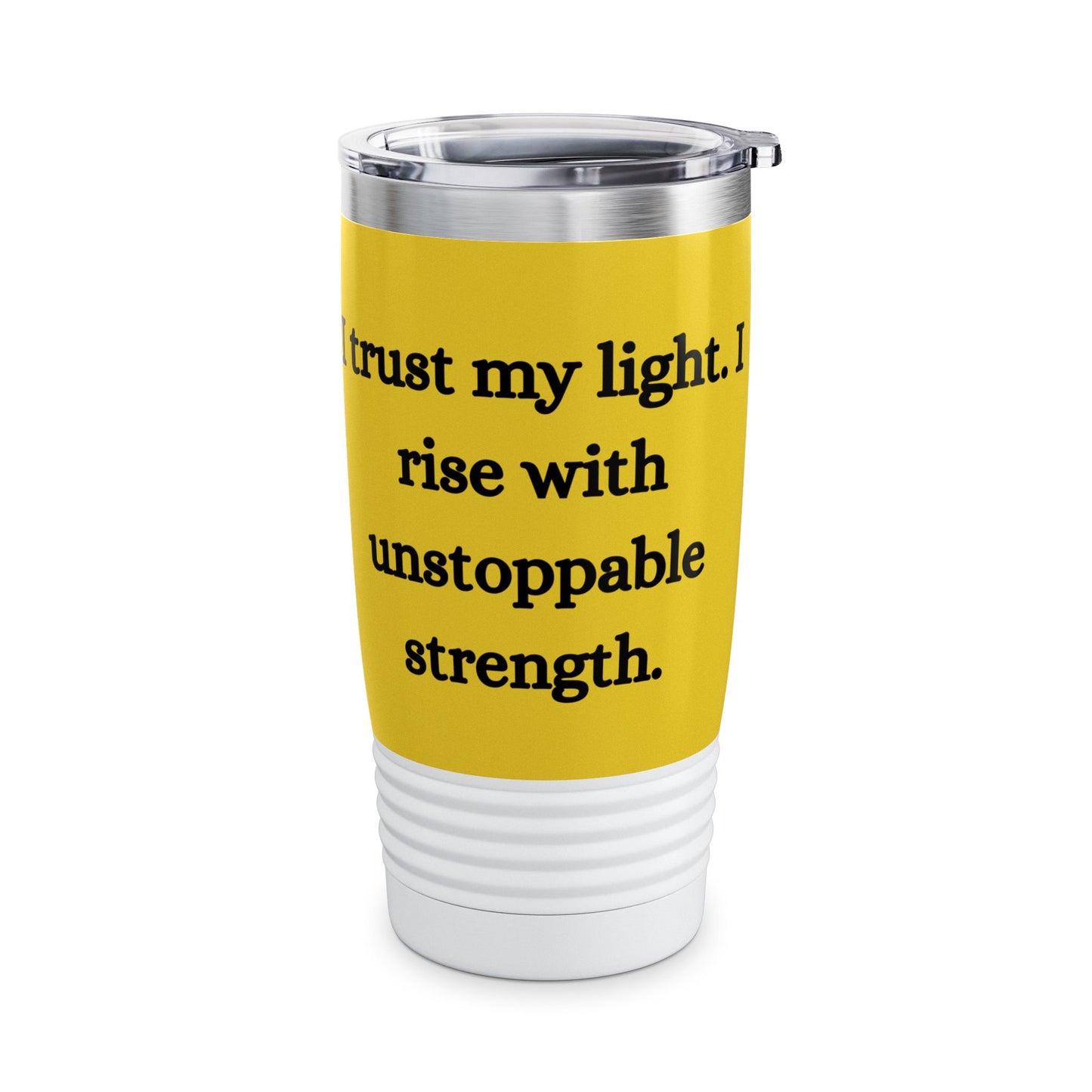Solar Plexus Chakra Stainless Steel 20oz Tumbler – Confidence & Power