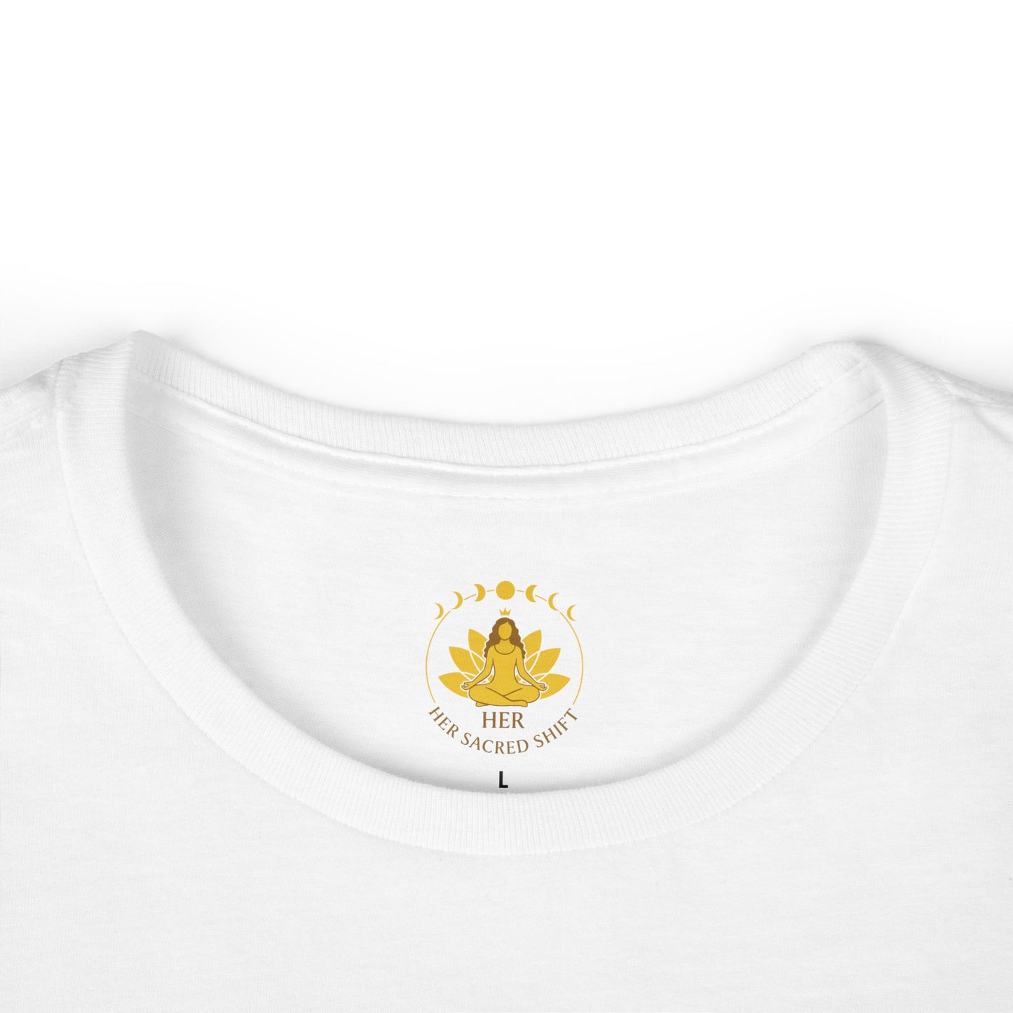 Her Sacred Shift Solar Plexus Women’s Tee – Radiate Confidence & Power