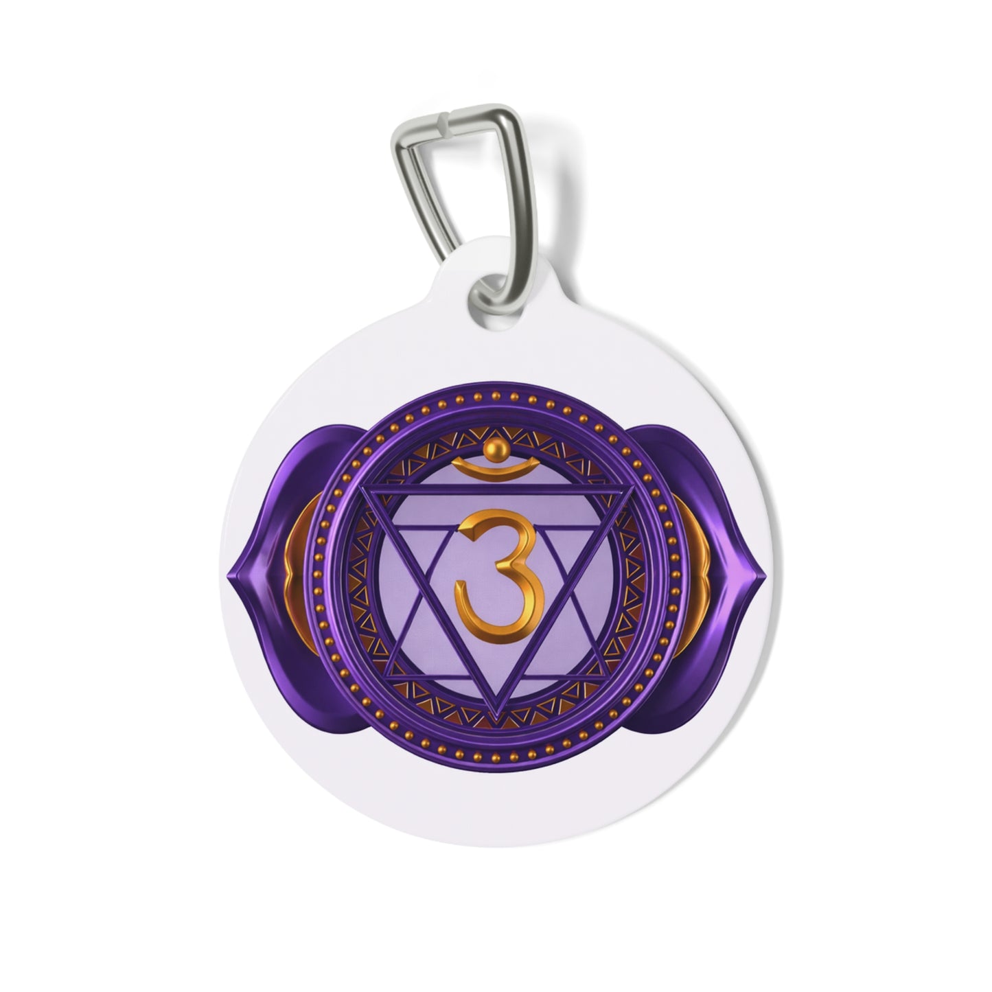 Third Eye Chakra Pet Tag – Intuition & Awareness for Your Guardian