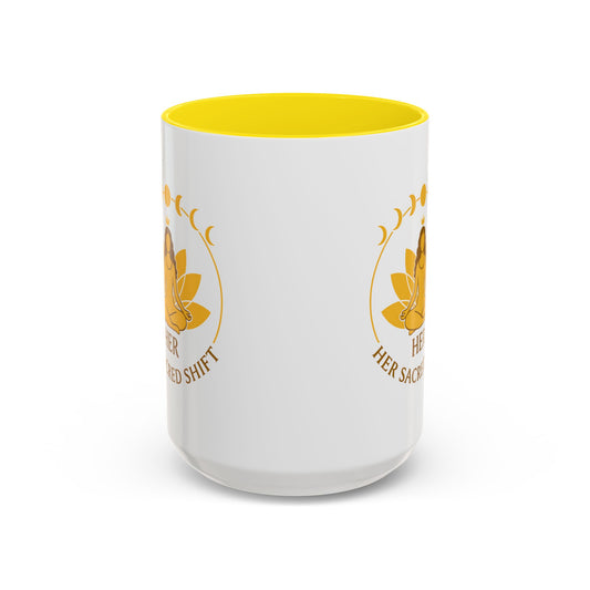 Her Sacred Shift Logo Mug – Solar Plexus Energy (11oz / 15oz)