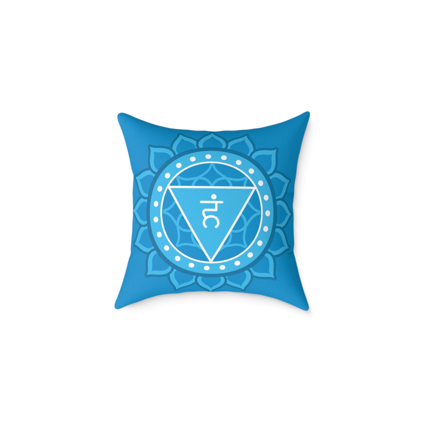 Throat Chakra Throw Pillow – I Speak My Truth - Full Color