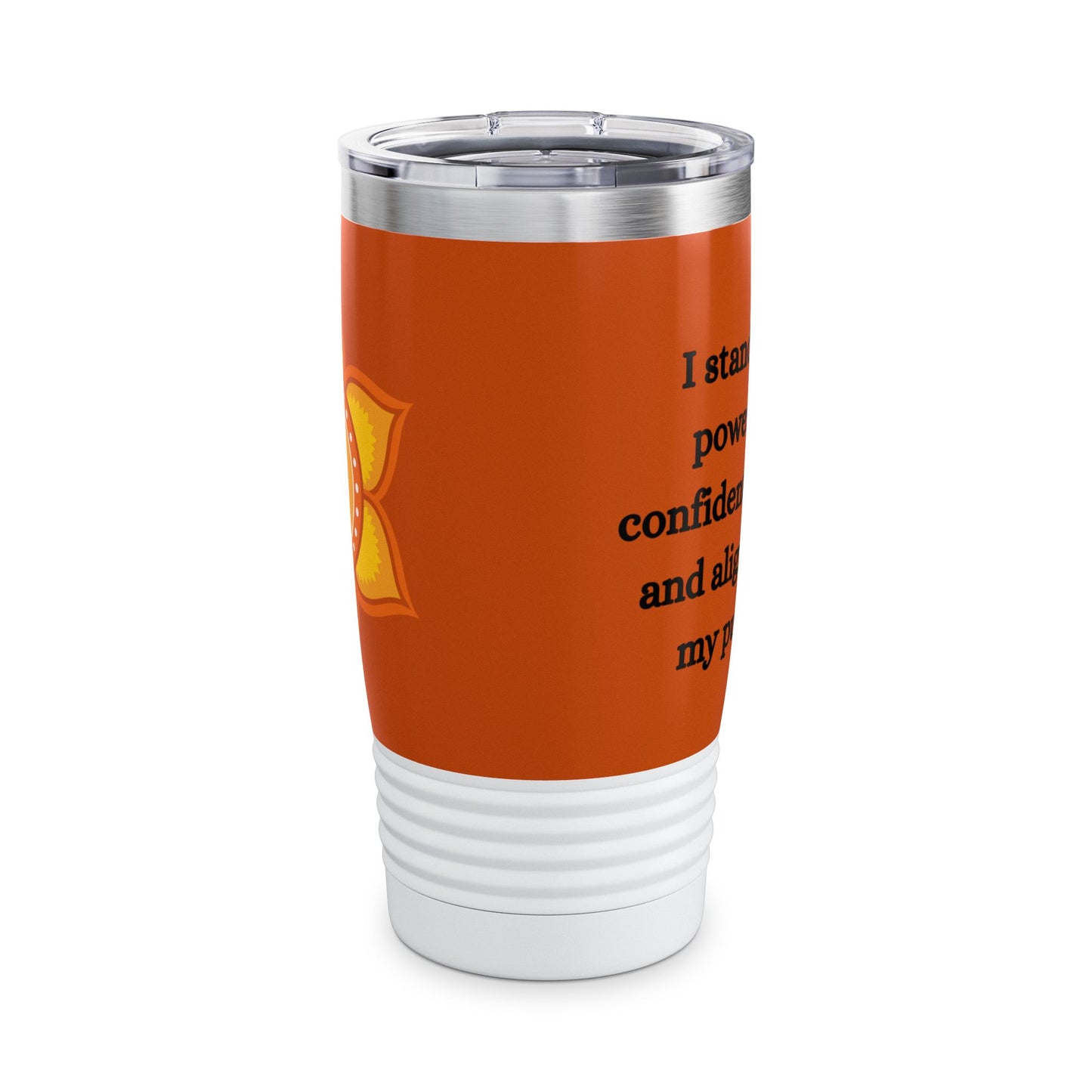 Sacral Chakra Stainless Steel 20oz Tumbler – Creativity & Flow