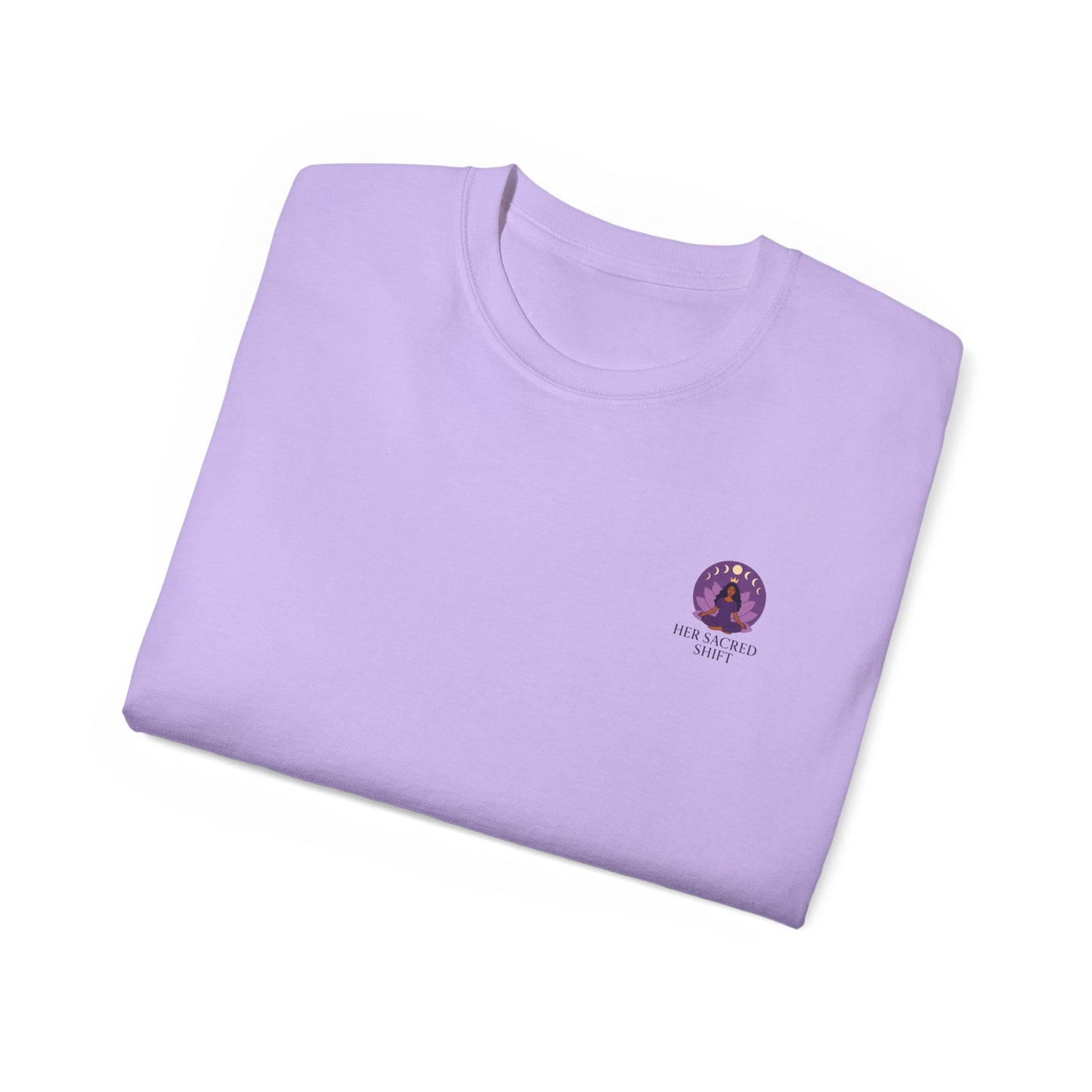 Crown Chakra Tee – “I Am Focused on Spiritual Insight” | Her Sacred Shift