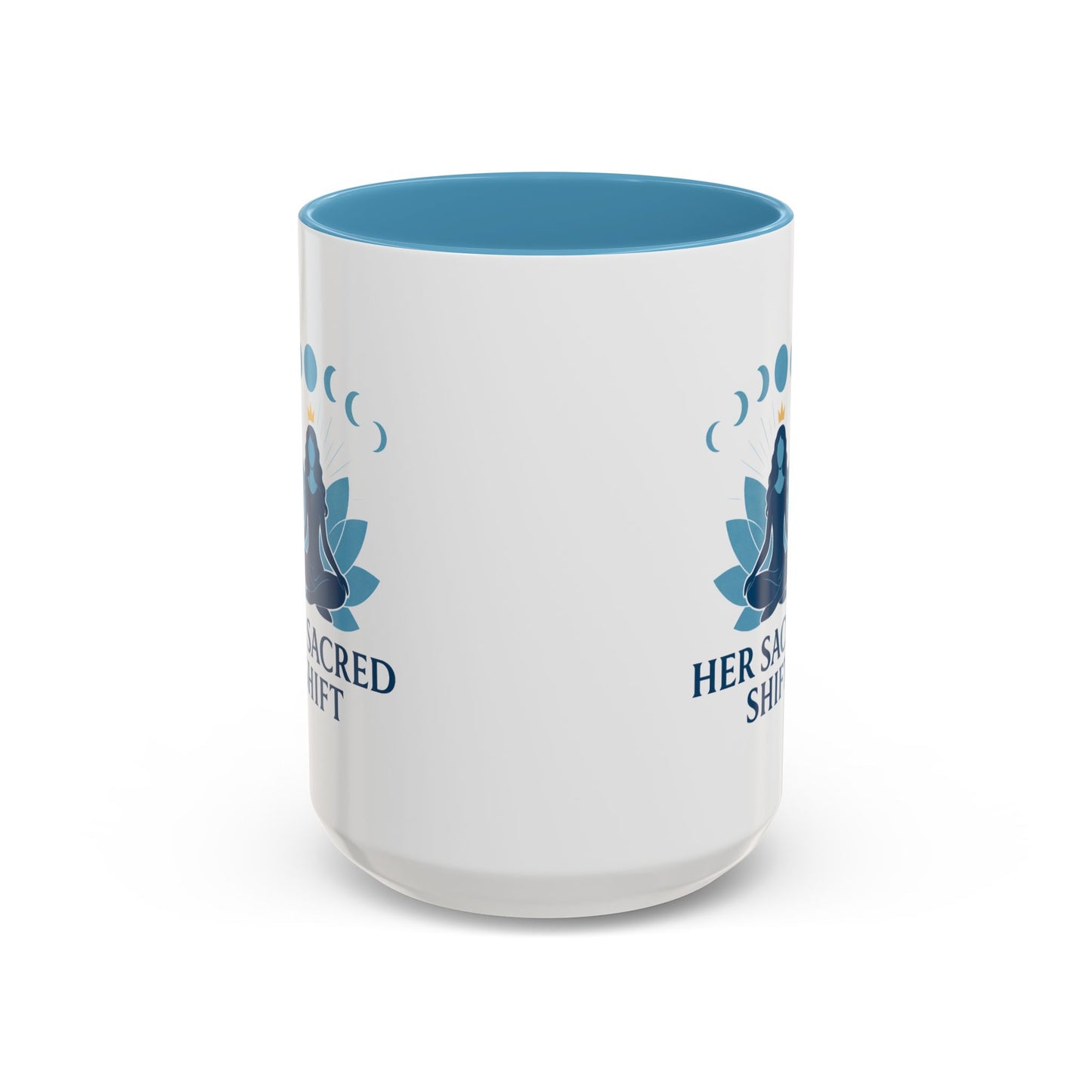 Her Sacred Shift Logo Mug – Throat Chakra Energy (11oz / 15oz)