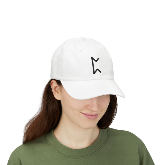 Perthro Rune Dad Cap – Embrace the Mystery, Trust the Unseen