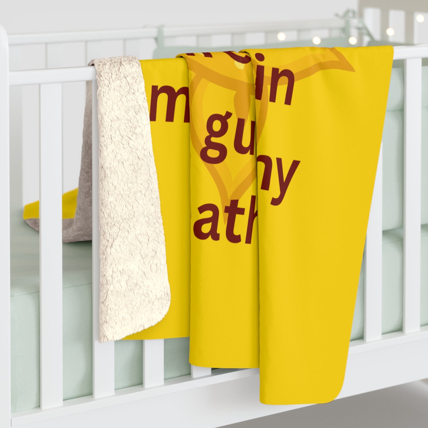 Solar Plexus Premium Sherpa Blanket — Confidence, Power & Inner Strength