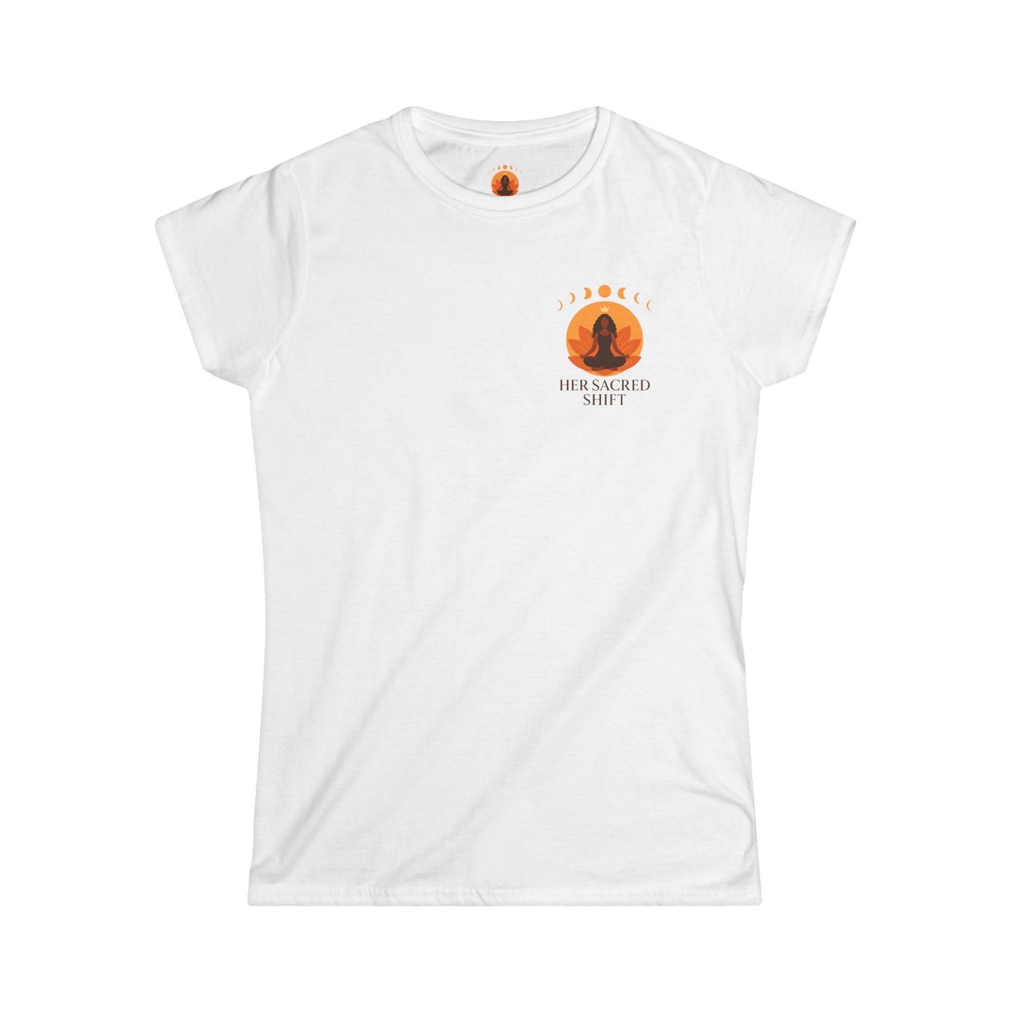 Her Sacred Shift Sacral Chakra Women’s Tee – Flow with Joy & Creativity