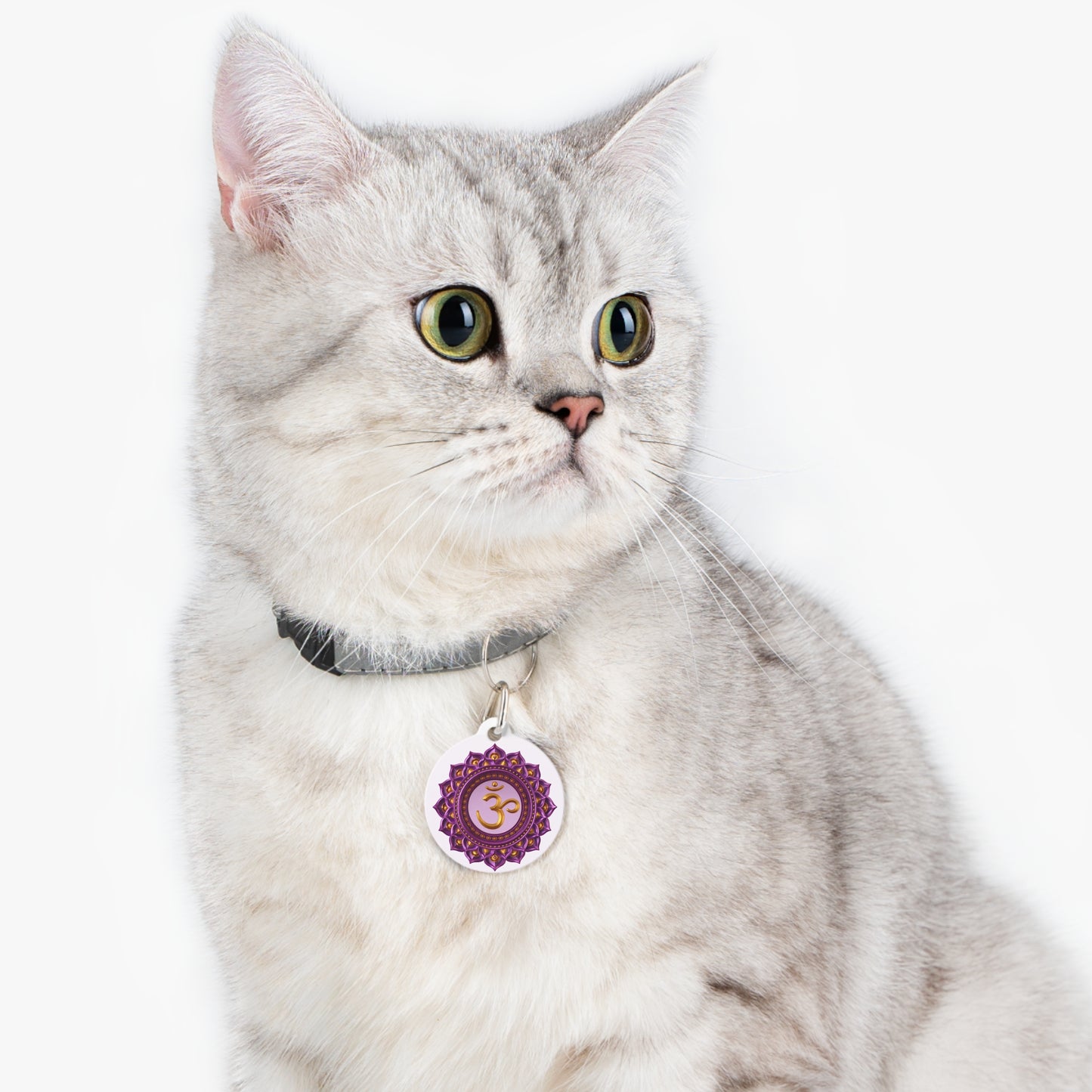 Crown Chakra Pet Tag – Divine Connection for Your Sacred Companion