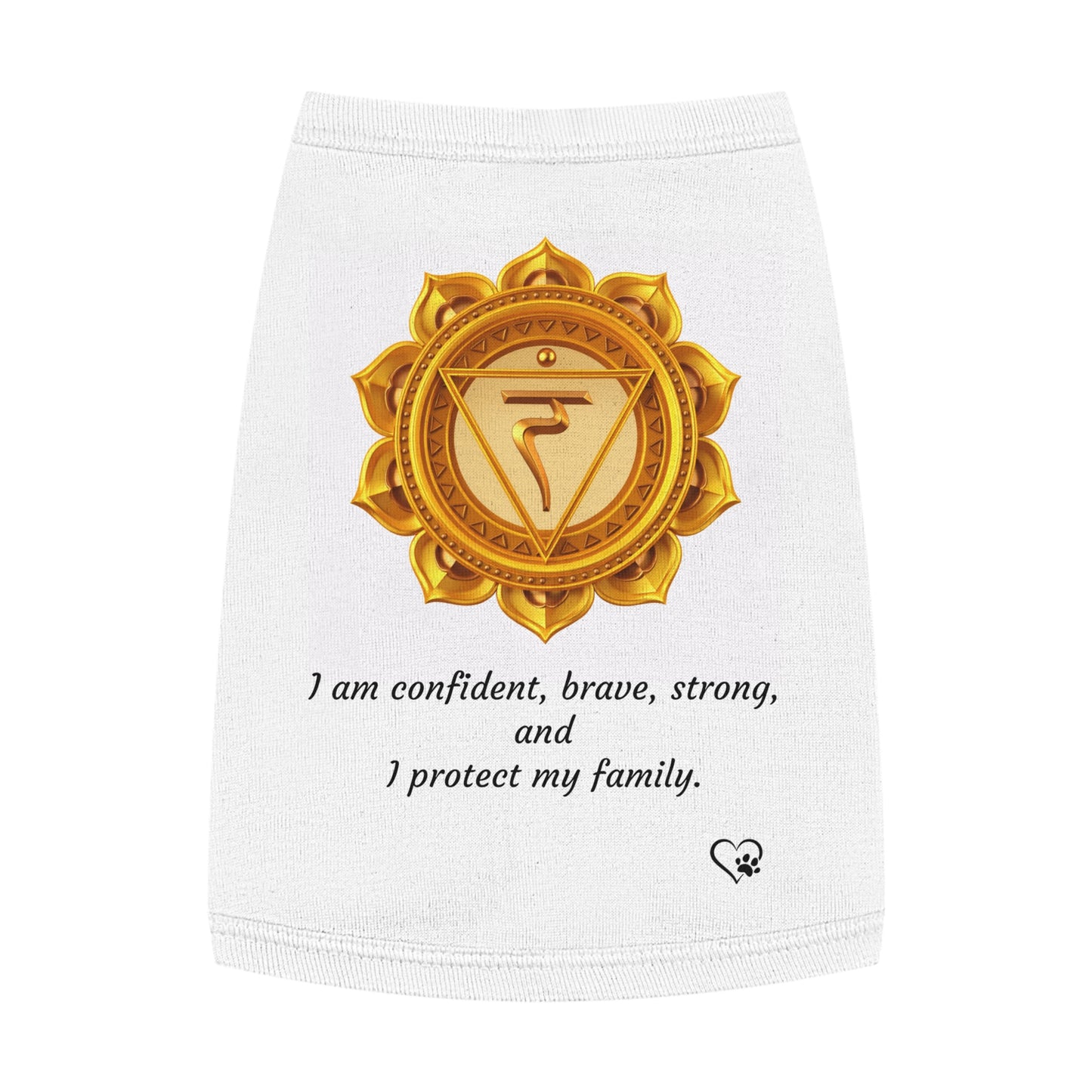 Sacred Guardian Pet Tank – Solar Plexus Chakra (Confidence & Courage)