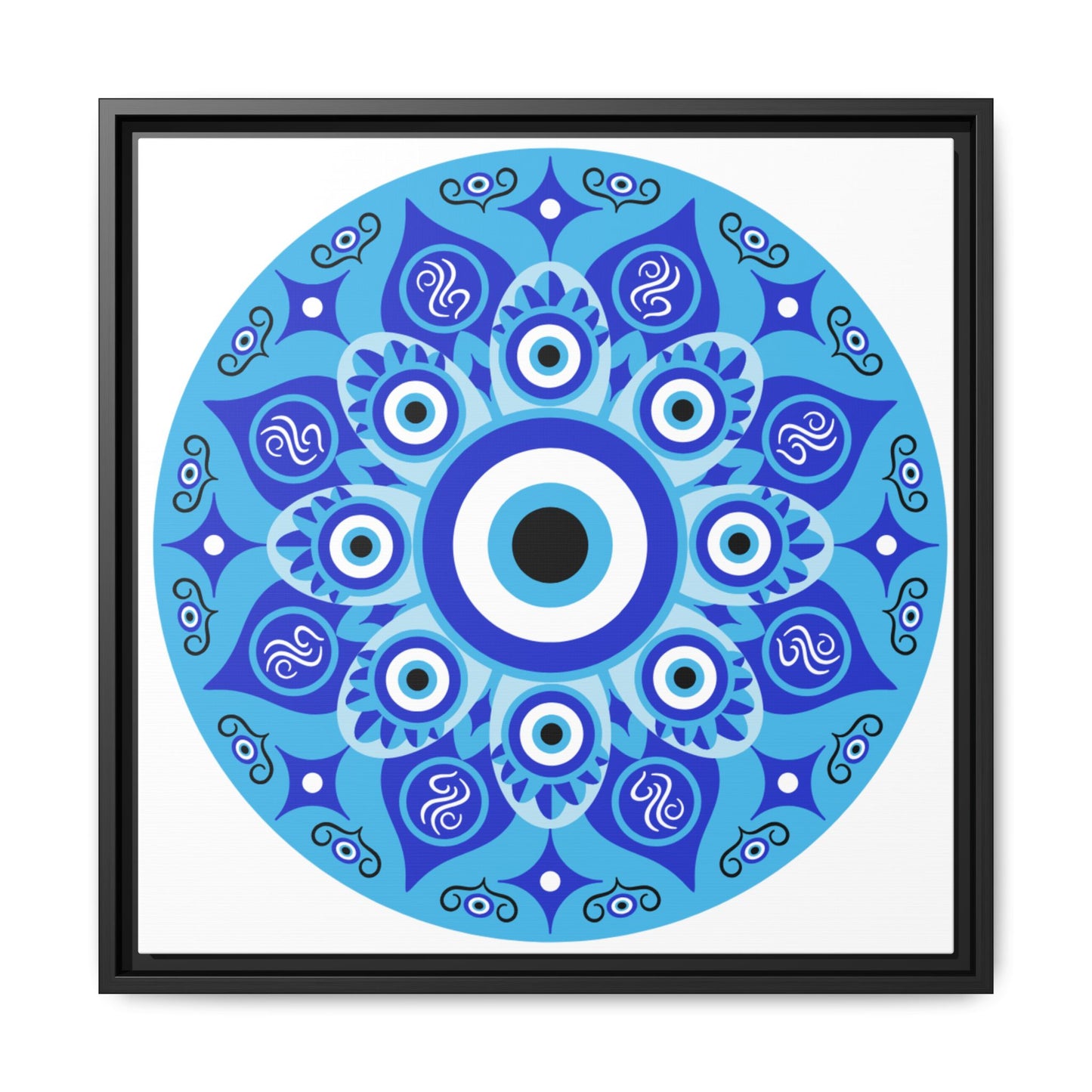 Sacred Gaze: The Evil Eye Mandala of Protection