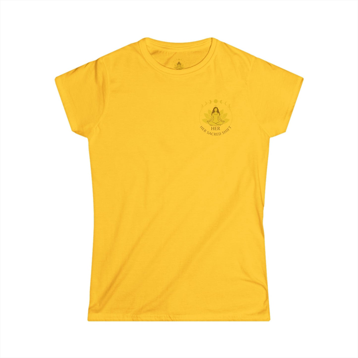 Her Sacred Shift Solar Plexus Women’s Tee – Radiate Confidence & Power