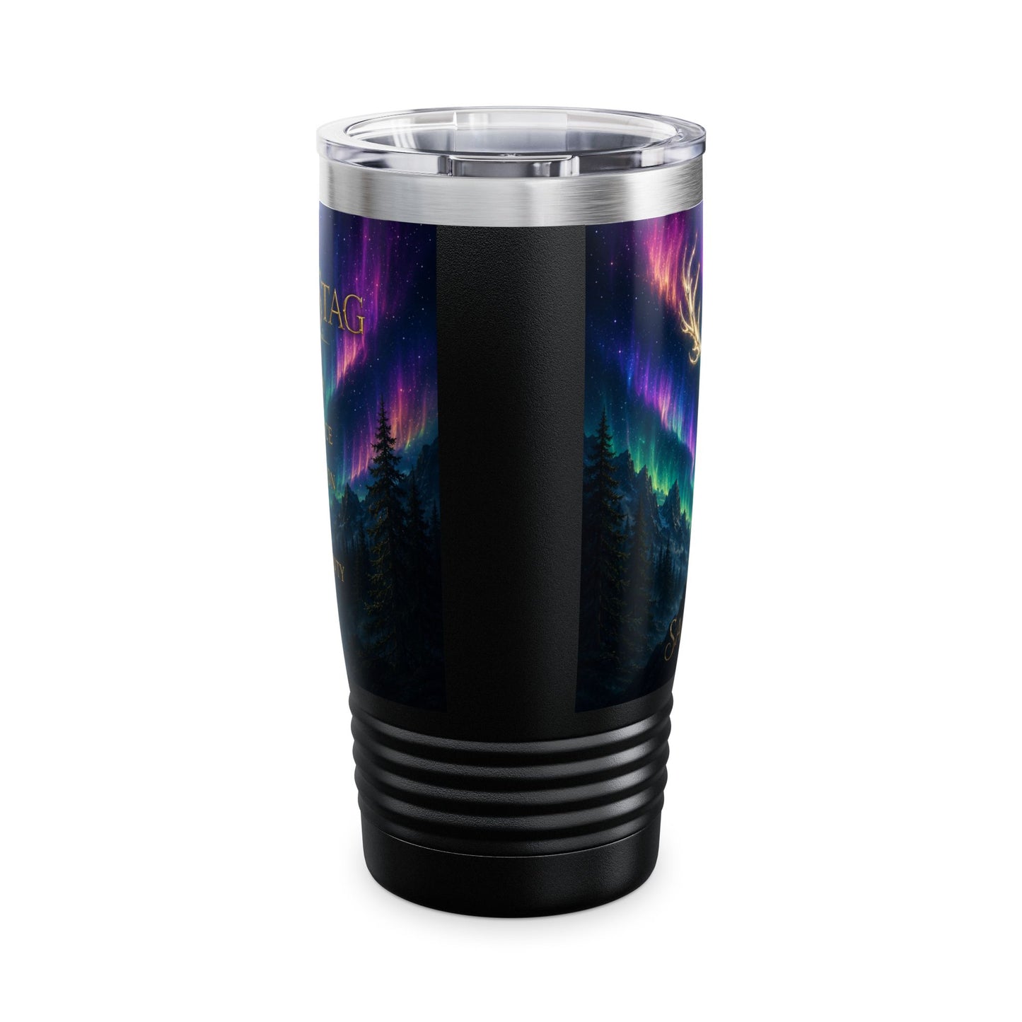 The Sacred Stag 20 oz Guardian Tumbler | Strength, Protection & Renewal