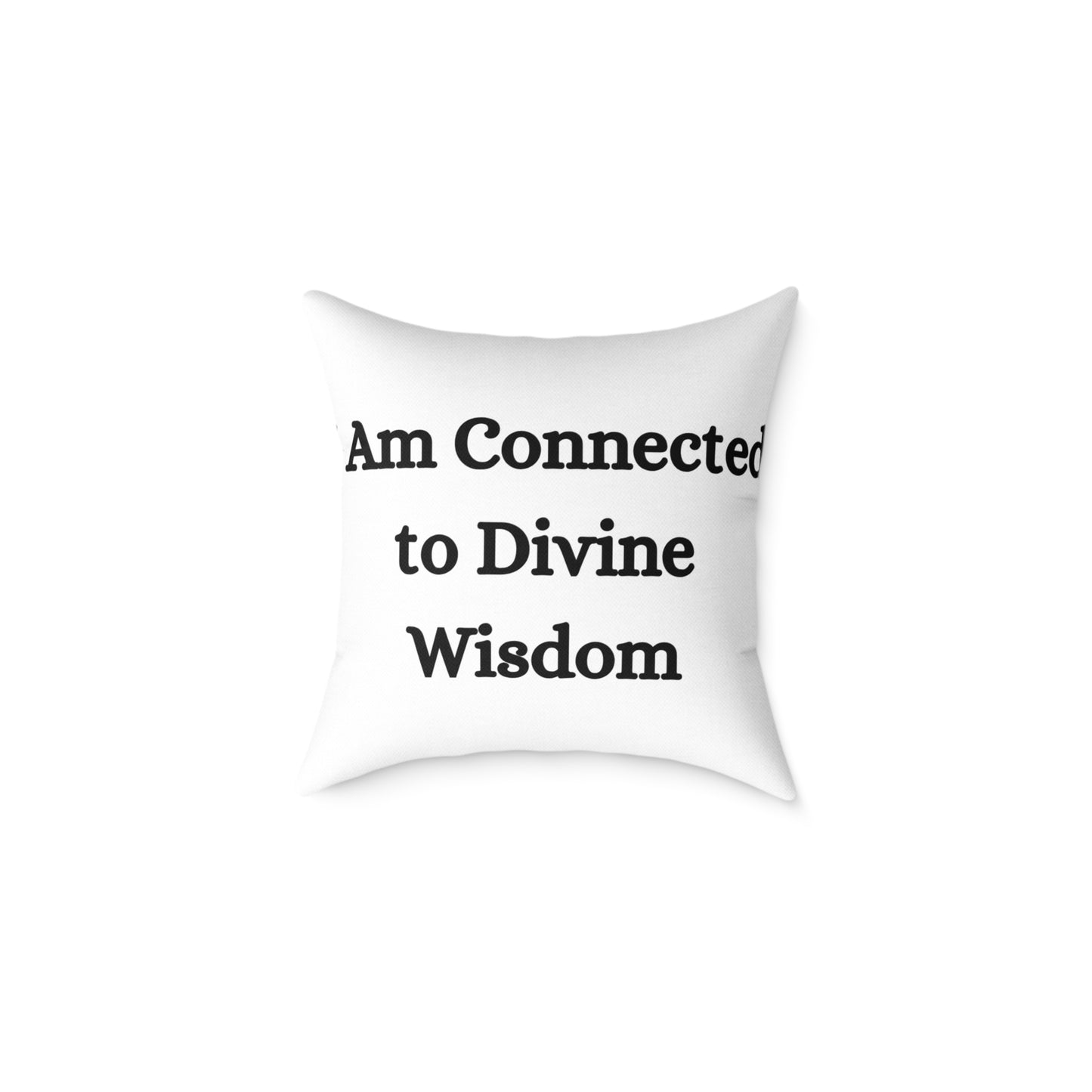 Crown Chakra Throw Pillow – I Am Connected to Divine Wisdom