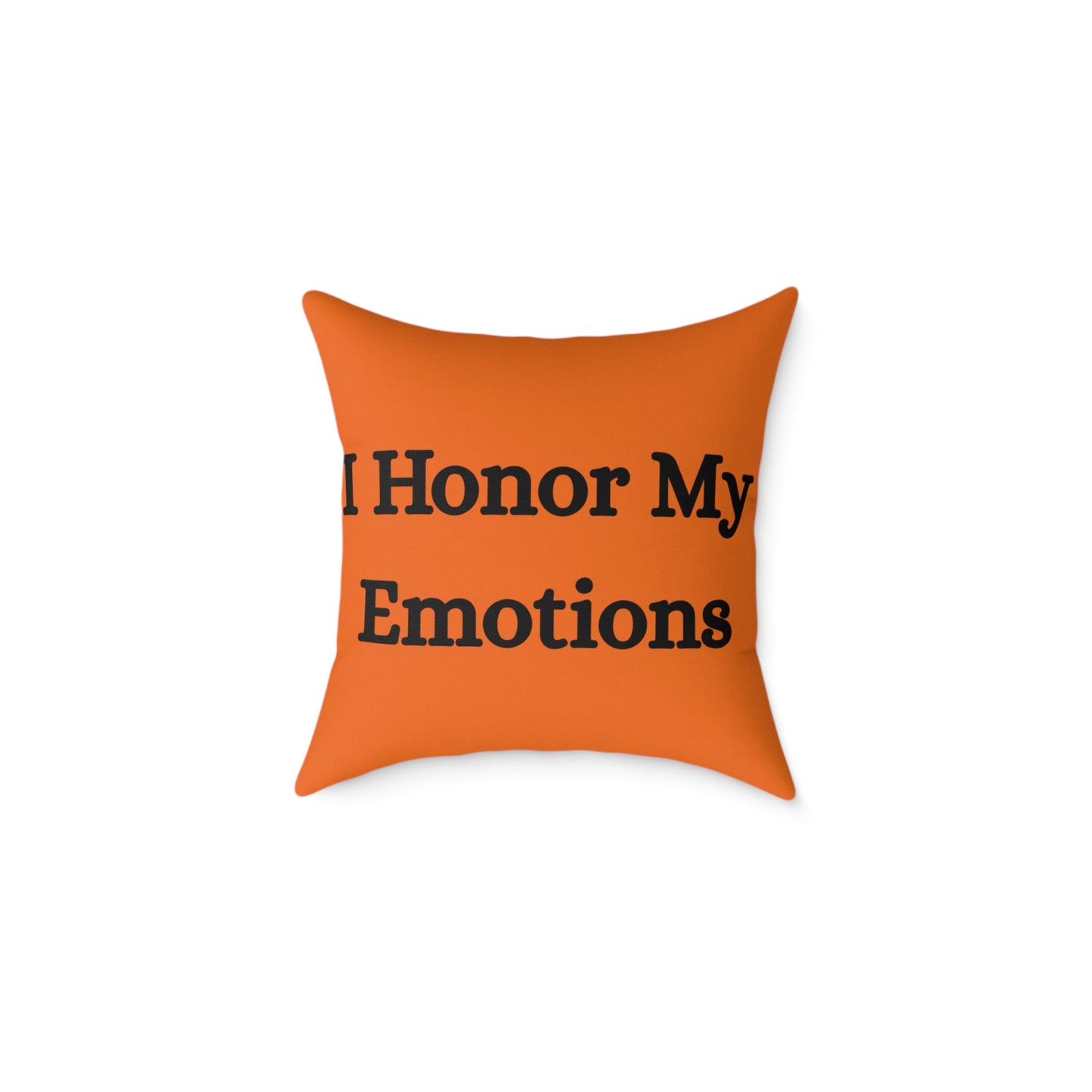 Sacral Chakra Throw Pillow – I Honor My Emotions- Full Color