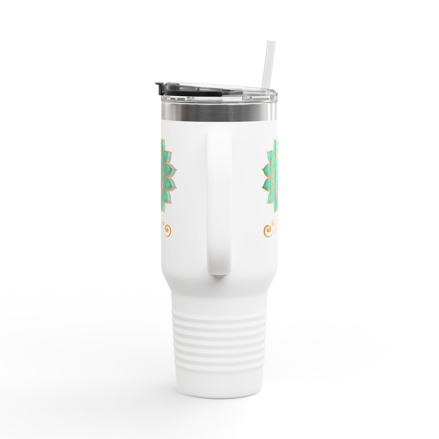 Throat Chakra 40oz Luxe Hydration Tumbler – Truth & Expression Edition
