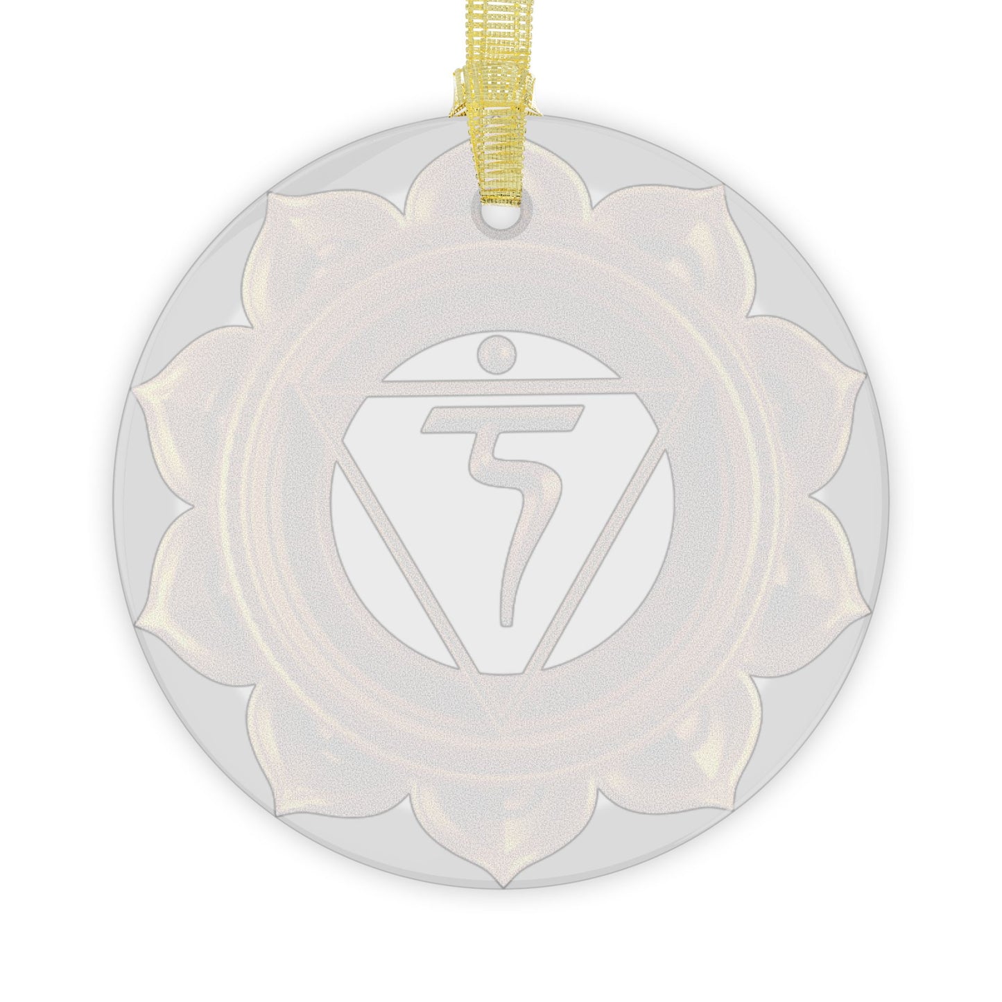 Solar Plexus Chakra Glass Ornament – Holiday Harmony Collection