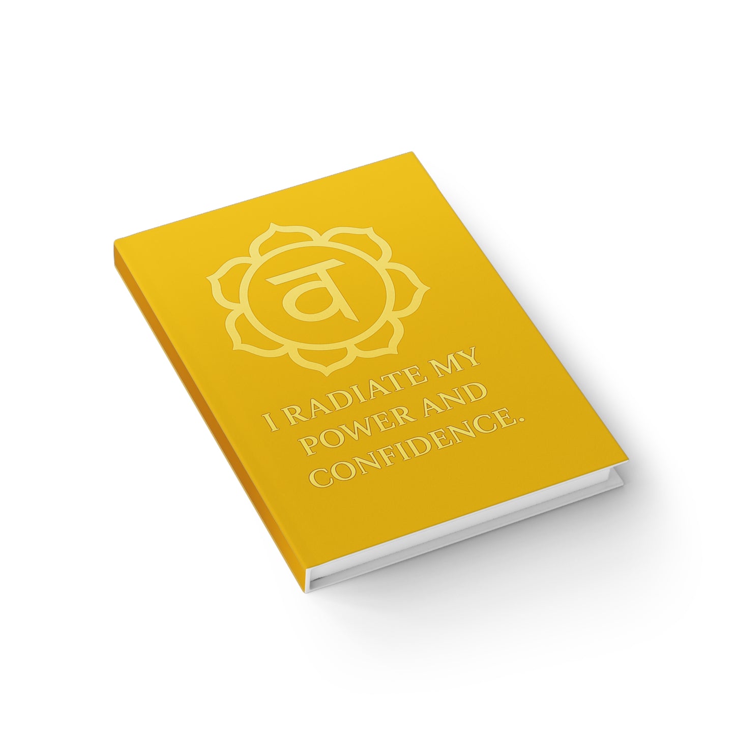 "Empowered Light: A Solar Plexus Chakra Journal" 5" x 7"