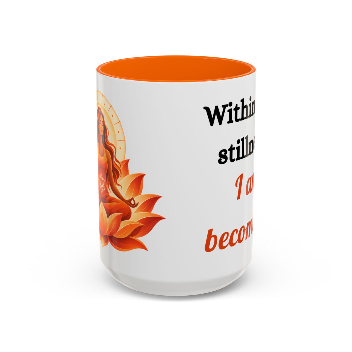 Sacred Becoming™ Sacral Chakra Mug — Quiet Reflection Edition | 11oz & 15oz.