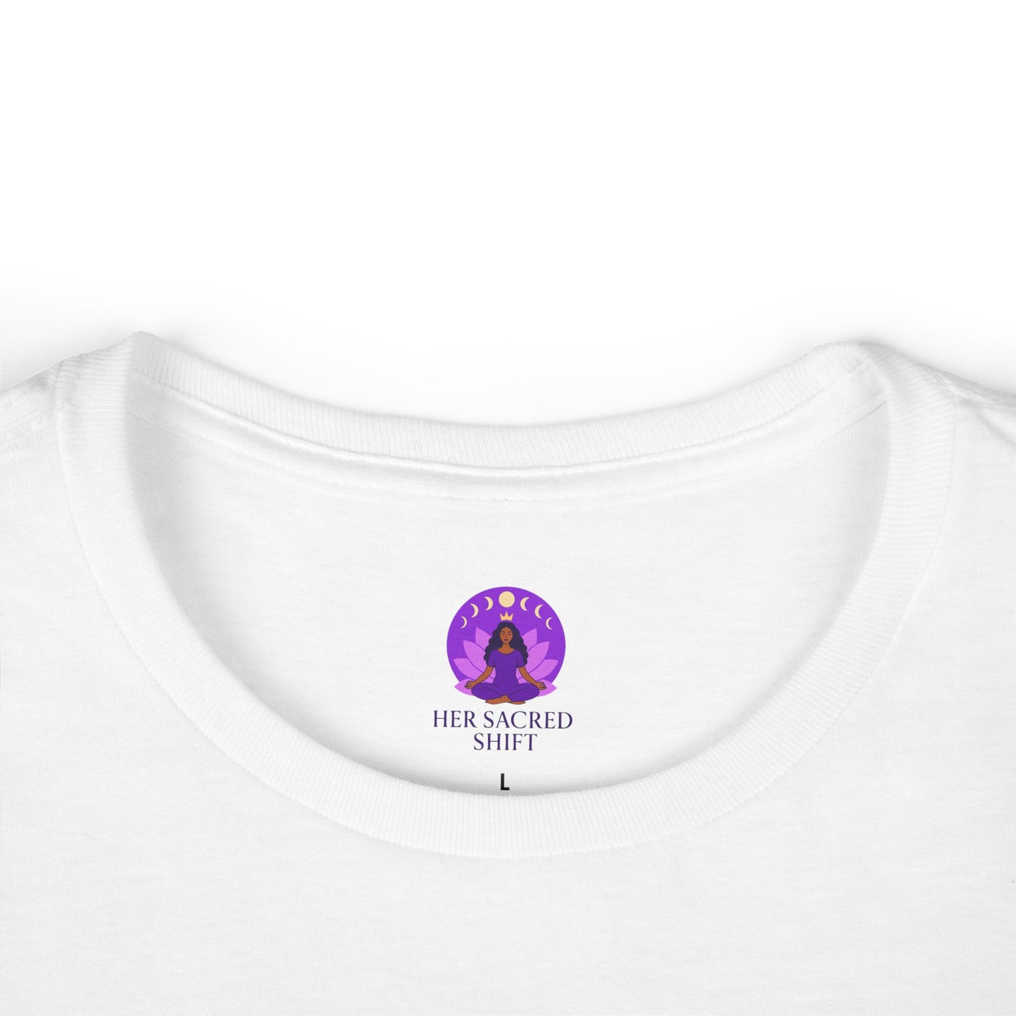 Her Sacred Shift Crown Chakra Tee – Align with Divine Wisdom