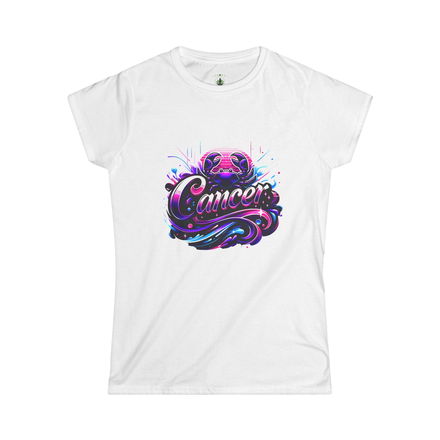 Cancer Zodiac T-Shirt – Bold Black & White Design 2