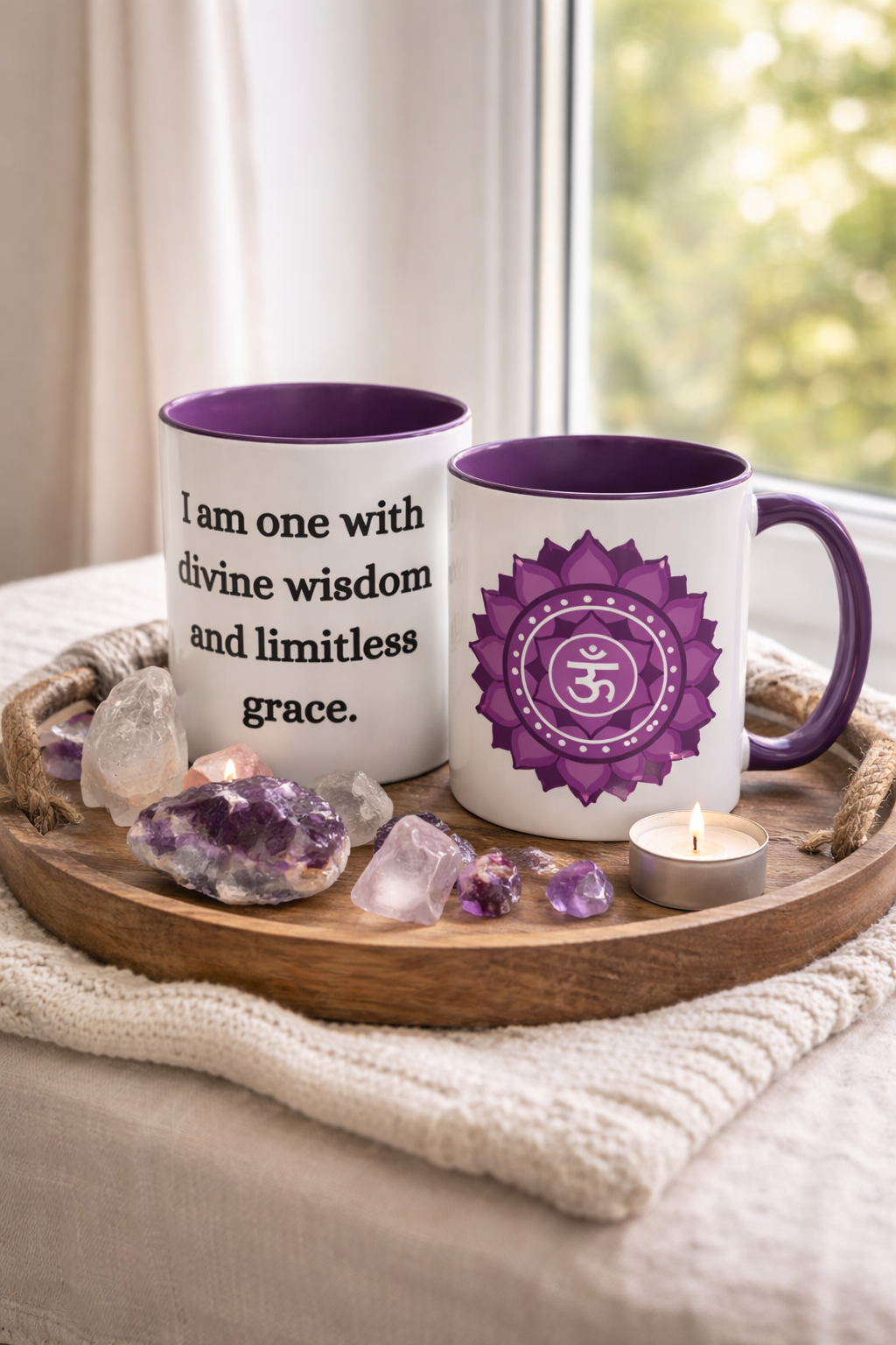 Crown Chakra Gift Set – Divine Wisdom & Spiritual Connection Self-Care Bundle (Mother’s Day Edition)