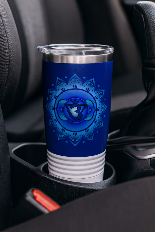 Third Eye Chakra Stainless Steel 20oz Tumbler – Intuition & Clarity