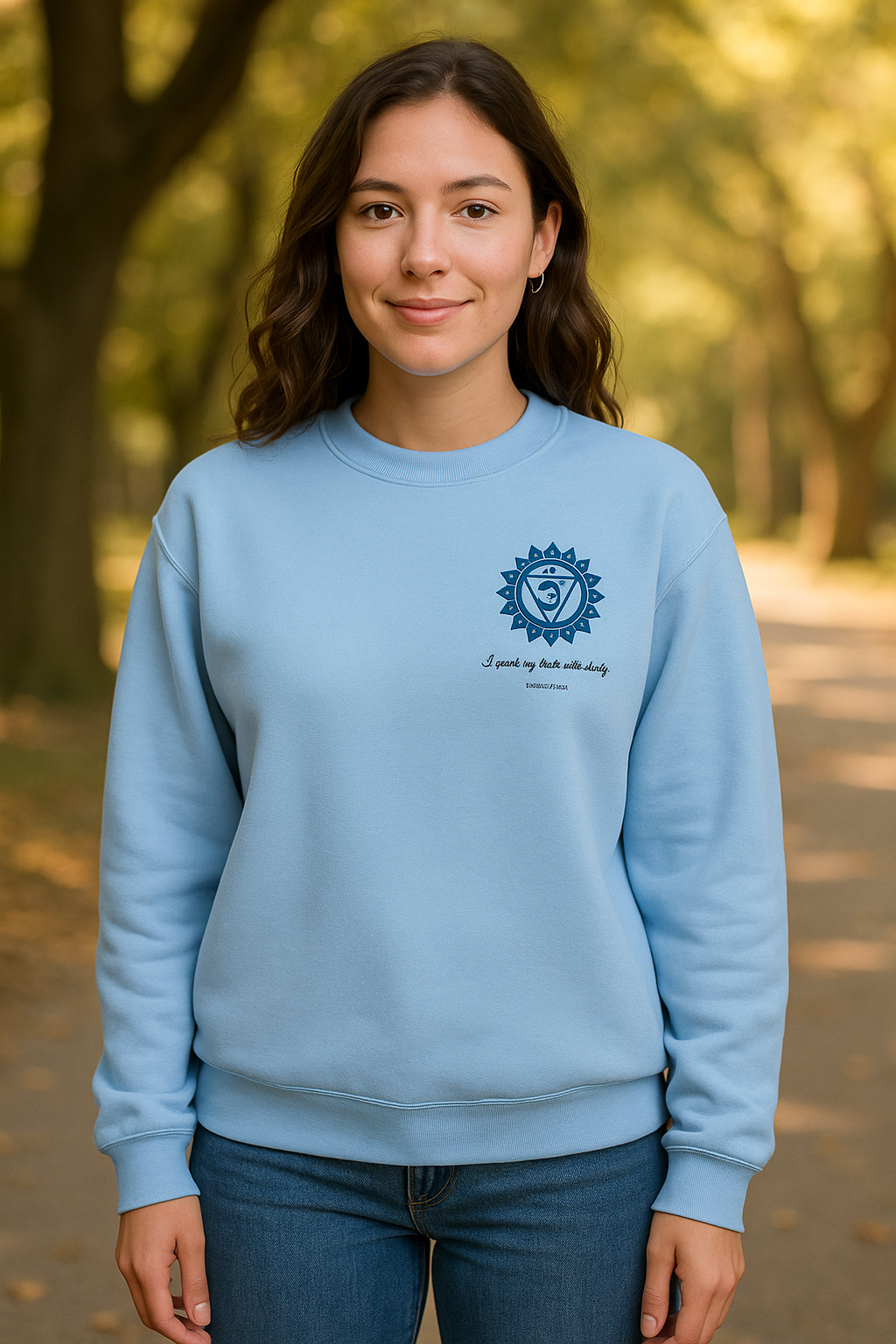 Chakra Symbol Affirmation Sweatshirt – Her Sacred Shift