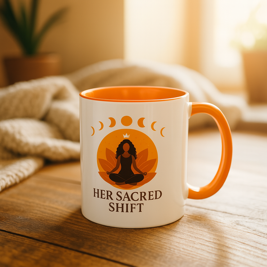 Her Sacred Shift Logo Mug – Sacral Chakra Energy (11oz / 15oz)