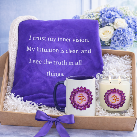 Crown Chakra Gift Set – Divine Wisdom & Spiritual Connection Self-Care Bundle (Mother’s Day Edition)