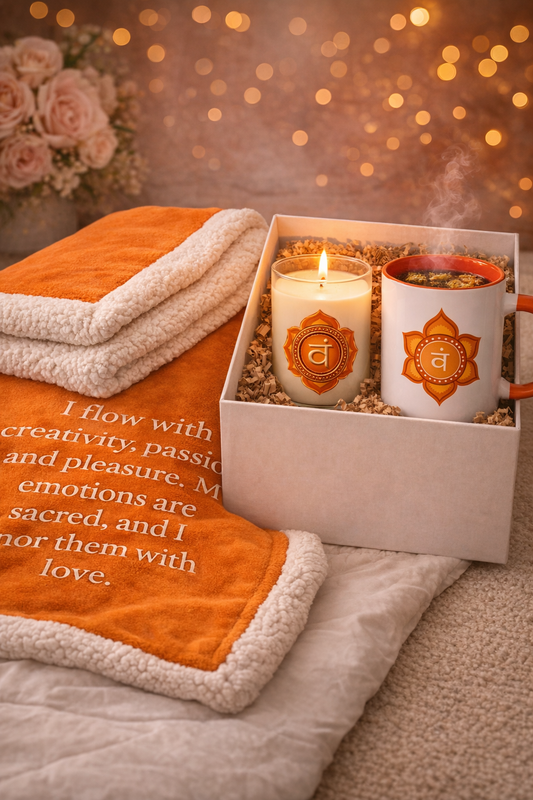 Flow in Love: Sacral Chakra Cozy Self-Care Gift Set (Mother’s Day Edition)