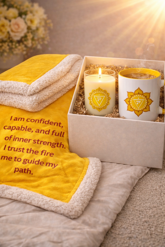 Rise in Your Power: Solar Plexus Chakra Cozy Self-Care Gift Set (Mother’s Day Edition)