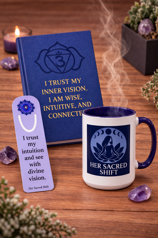 Her Sacred Shift – Third Eye Chakra Sip & Reflect Ritual Set