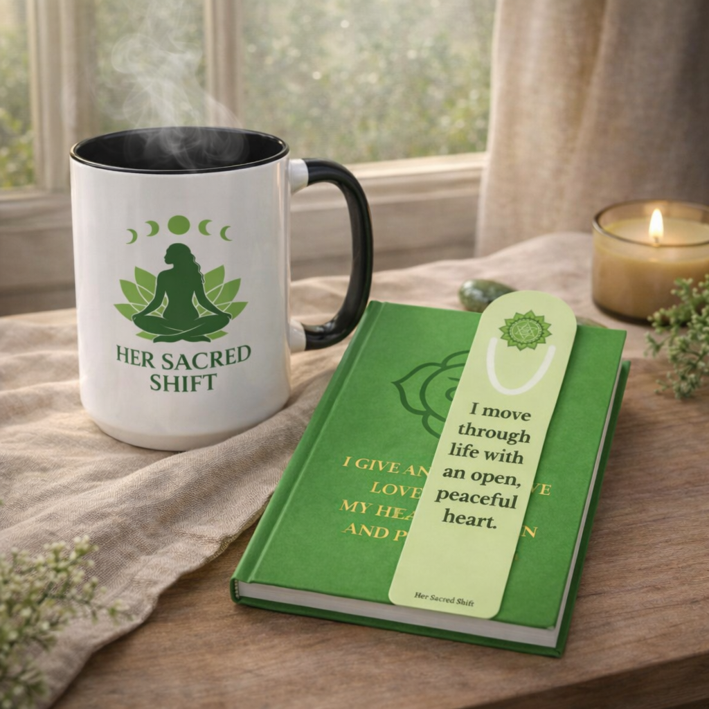 Her Sacred Shift – Heart Chakra Sip & Reflect Ritual Set