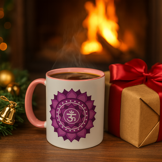 Crown Chakra Mug – I Am One with Divine Wisdom and Limitless Grace (11oz / 15oz)