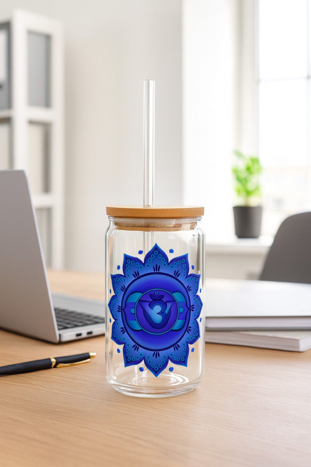 Third Eye Chakra Drinkware Set – “Sip in Stillness. See Beyond.”