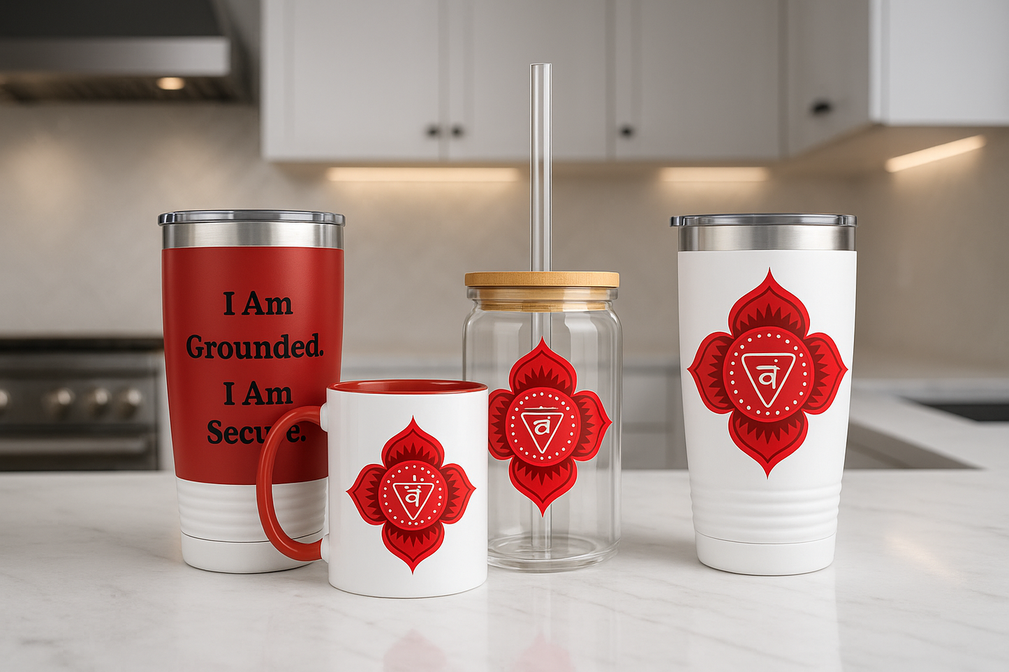 Root Chakra Sip & Drink Set – Grounded in Peace & Power